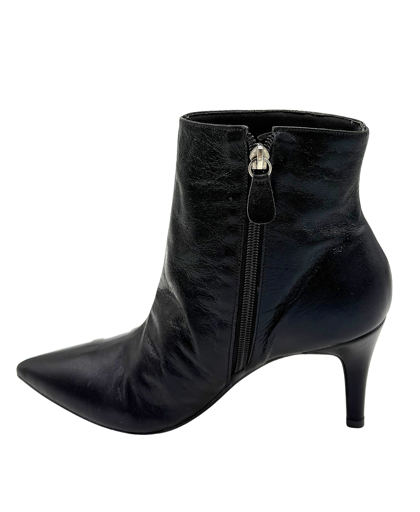 Leather Bootie w/ Crystal Grommets view 2