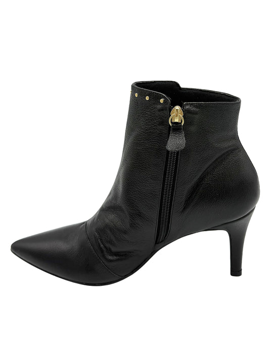 Leather Bootie w/ Studs view 