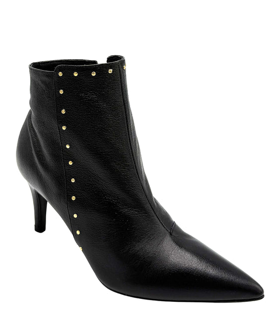 Leather Bootie w/ Studs view 