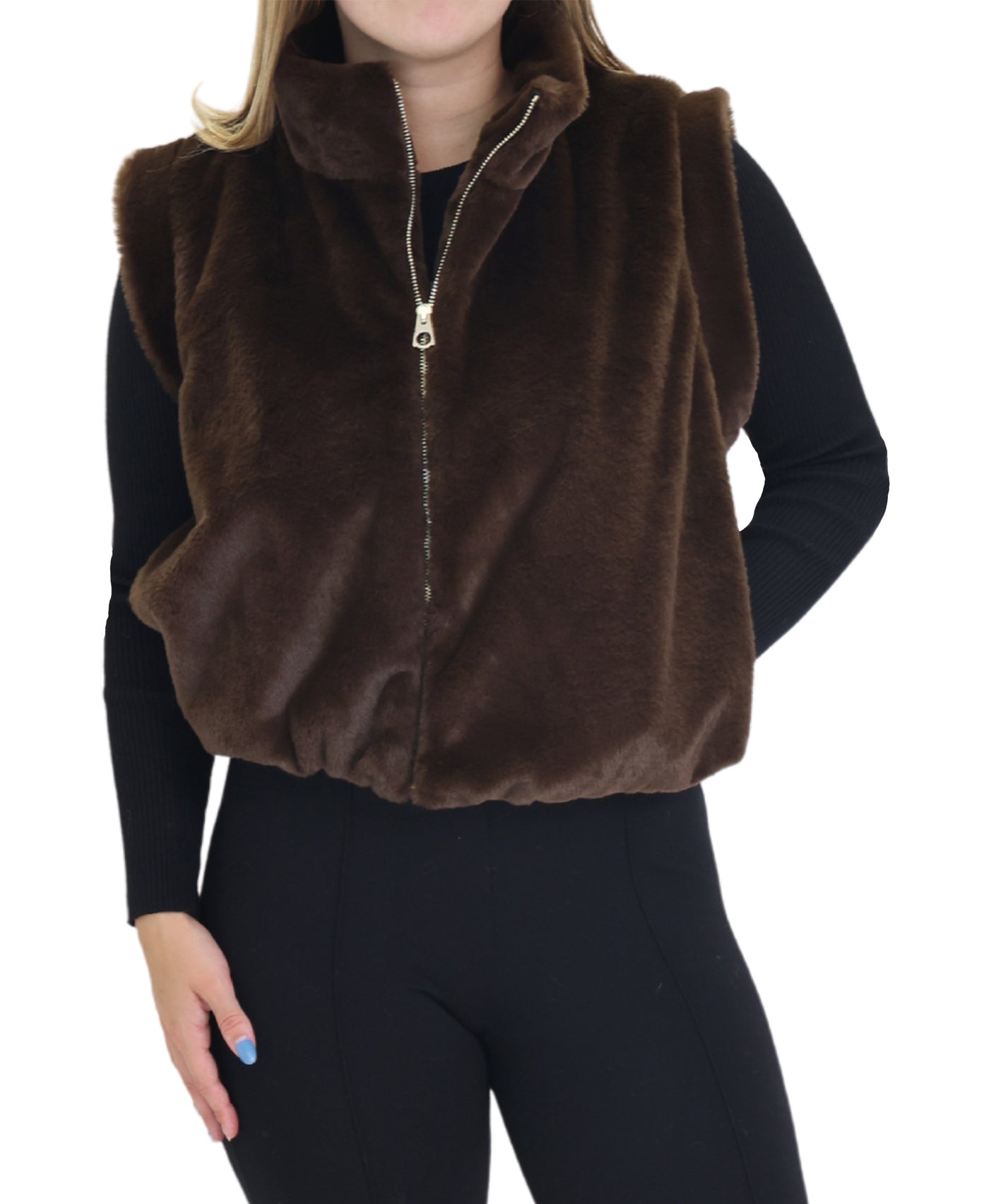 Faux Fur Vest view 1