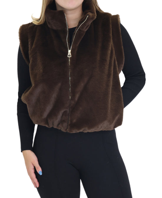Faux Fur Vest view 