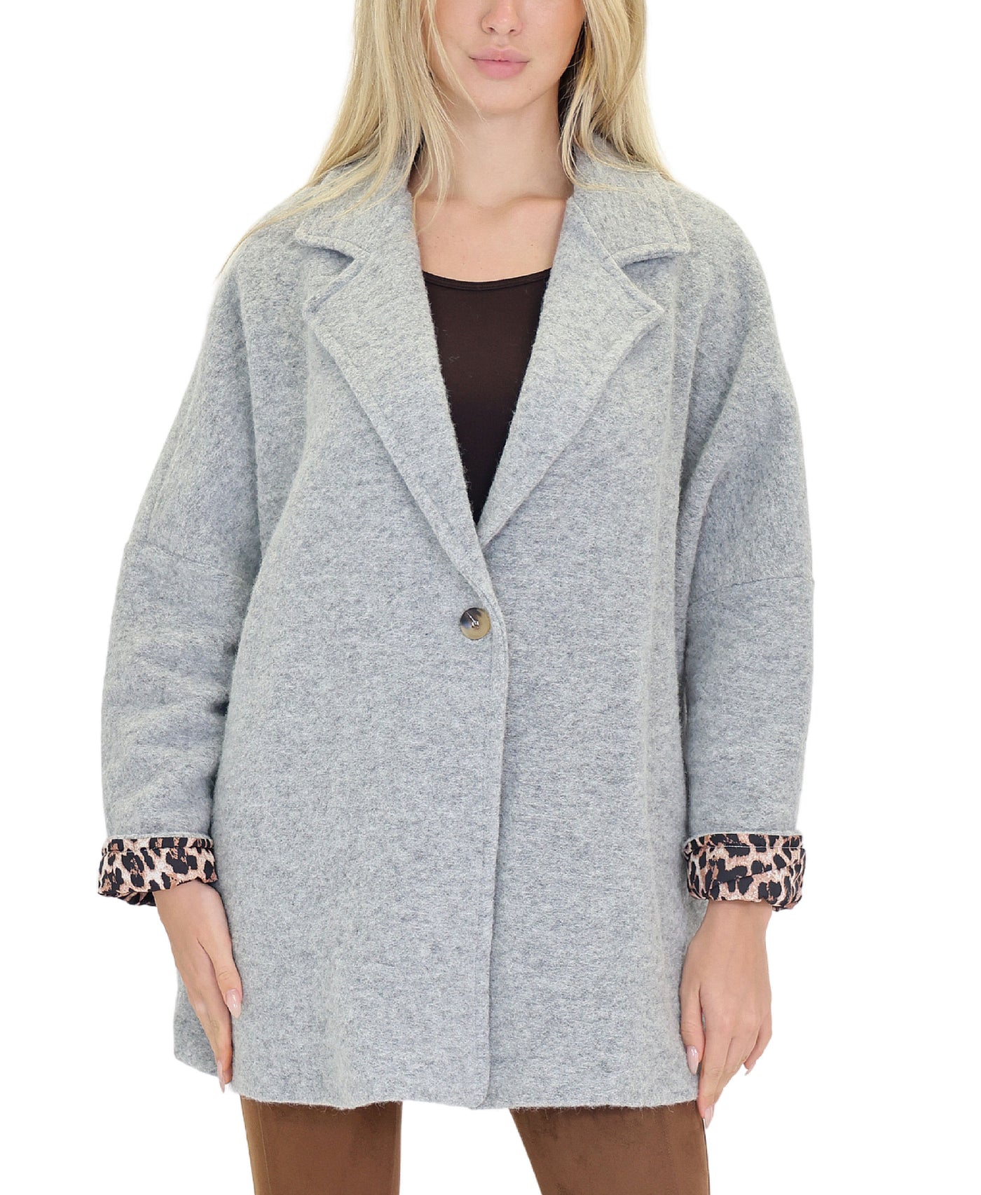 Wool Blend Jacket w/ Star Back view 1