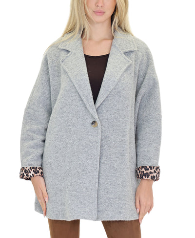 Wool Blend Jacket w/ Star Back image 1