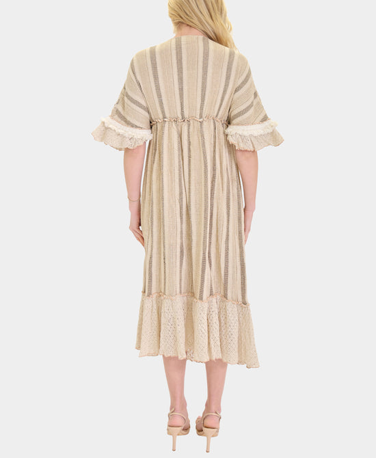 Paisley Embroidered Maxi Dress view 2