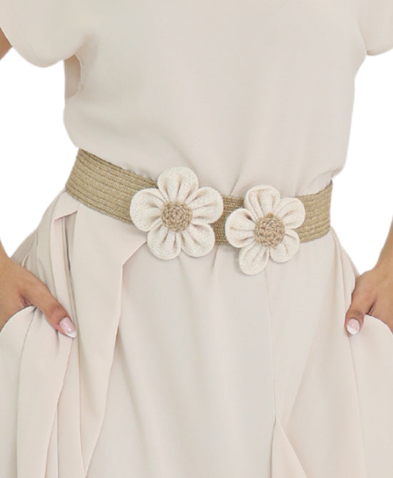 Crochet Flower Belt view 
