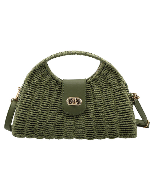 Large Straw Handbag view 