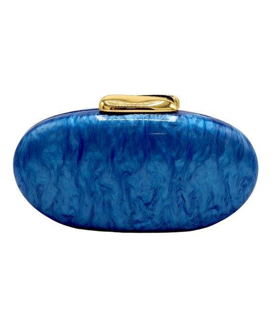 Marble Oval Clutch view 