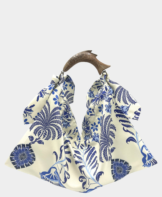 Small Printed Scarf Handbag view 1