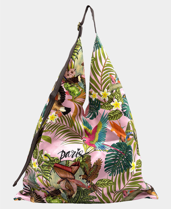 Large Printed Scarf Hobo Bag view 2