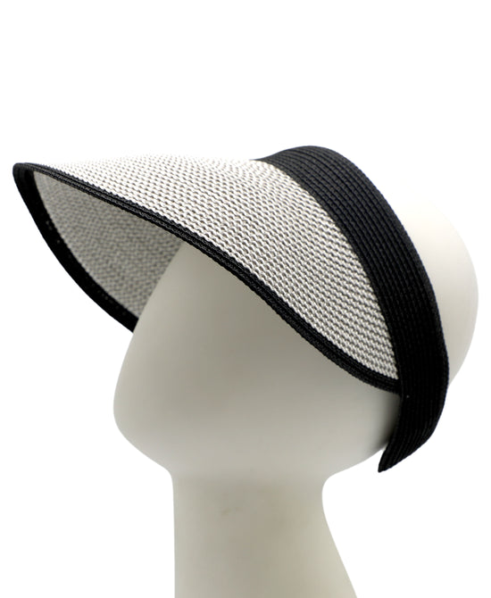 Straw Visor Hat view 