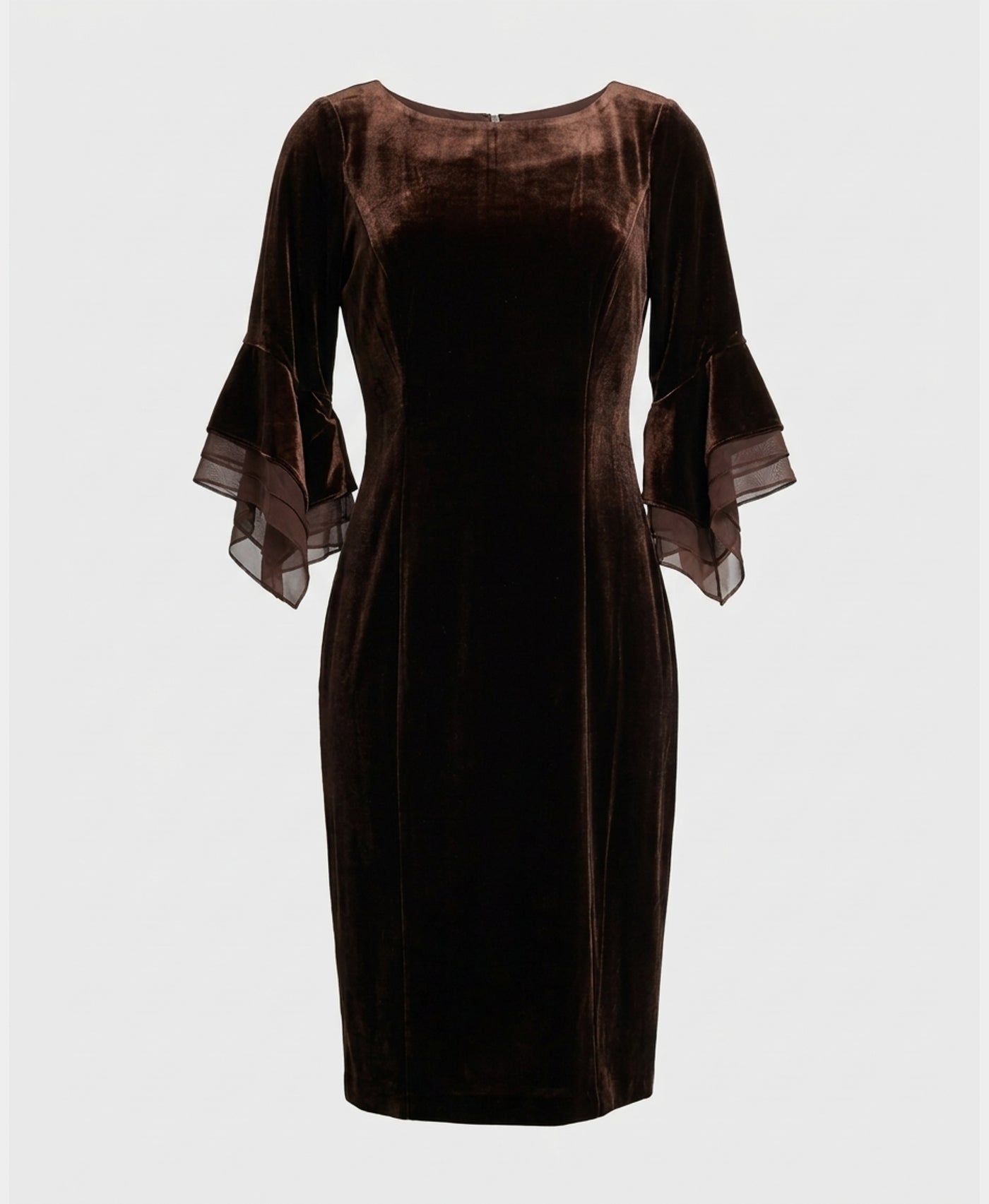 Velvet Bell Sleeve Dress – FOX'S - Online