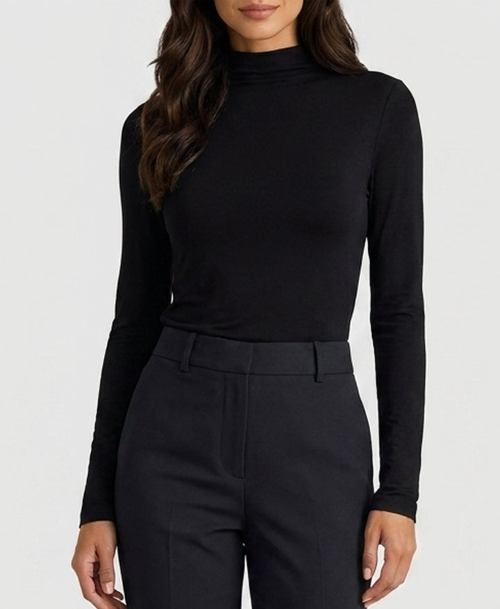 Sheer Turtleneck Top – FOX'S - Online