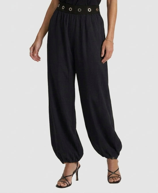 
Balloon Pants w/ Grommets in BLACK view 1