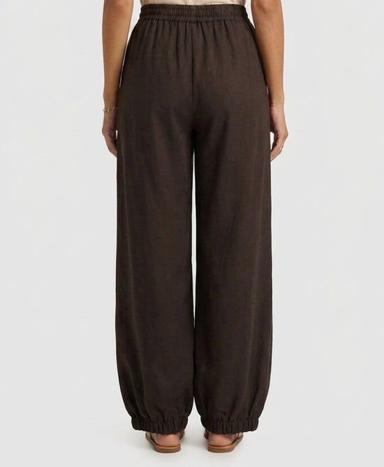 
Solid Balloon Pants in CHOCOLATE view 2