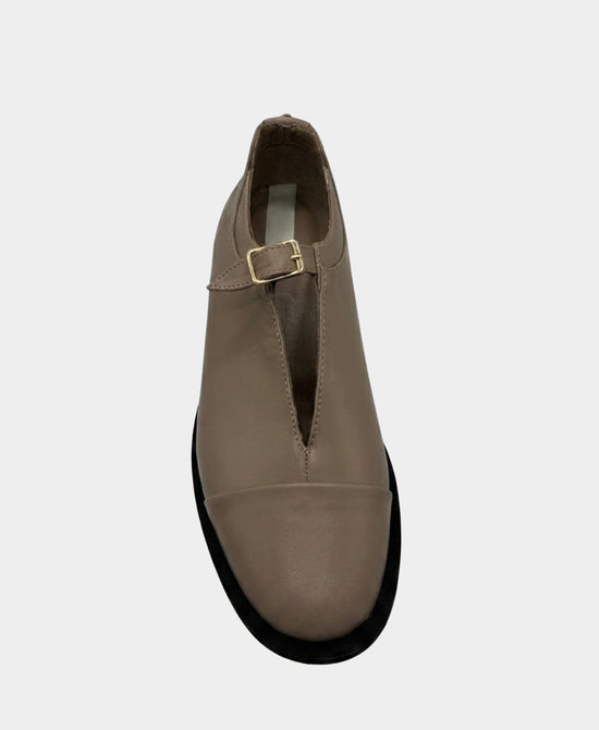 
Leather Loafer w/ Cutout in TAN view 2