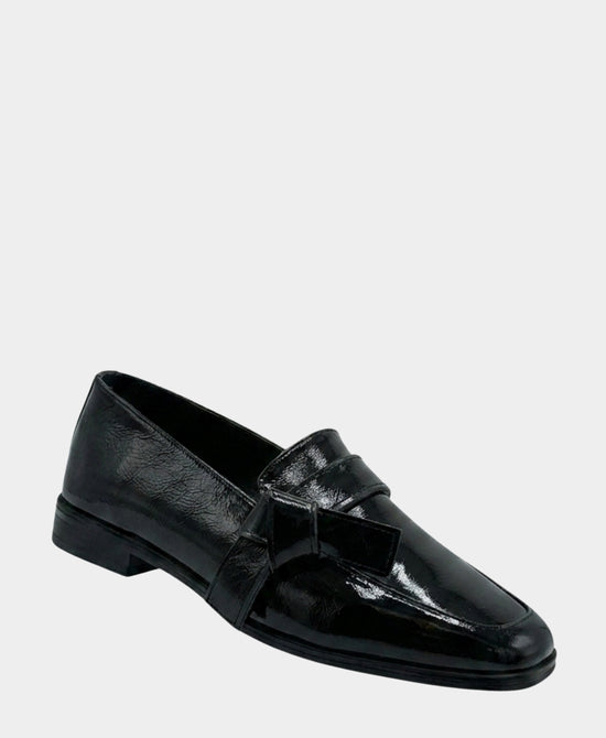 
Patent Leather Loafer w/ Bow in BLACK view 1