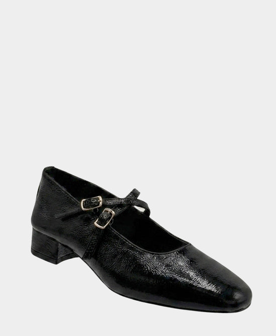 
Crinkle Patent Leather Mary Jane Pump in BLACK view 1