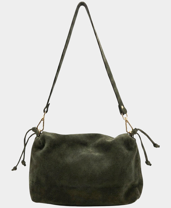 
Suede Shoulder Bag in KHAKI view 2