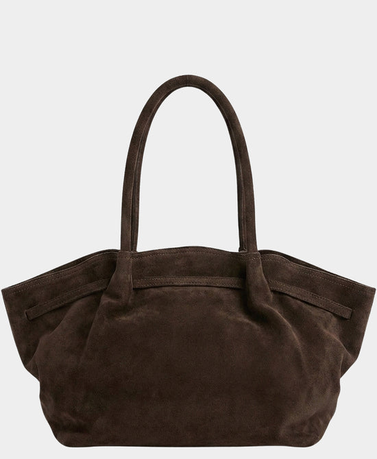 
Suede Tote Bag in BROWN view 2