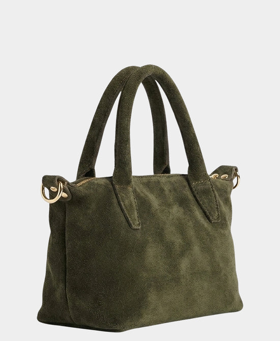 
Suede Crossbody Bag in KHAKI view 2