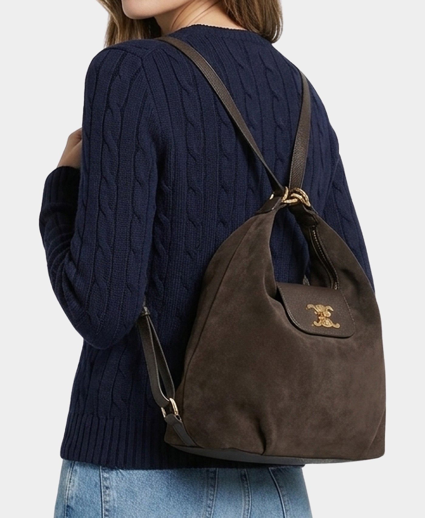 Convertible Suede Hobo Bag/Backpack – FOX'S - Online