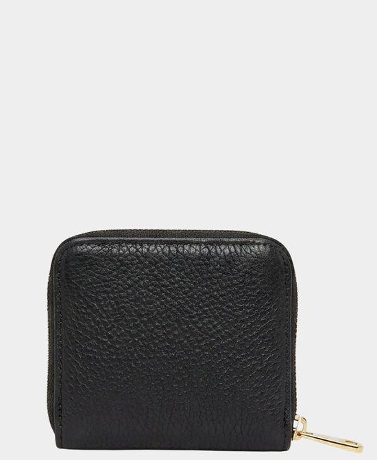
Leather Coin Wallet in BLACK view 2