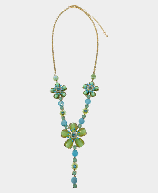 Flower "Y" Necklace view 2