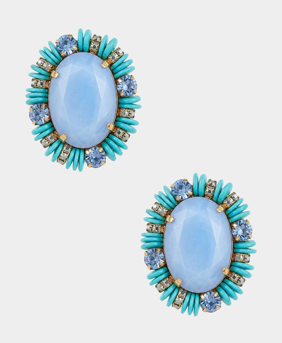 Oval Clip On Earrings view 2