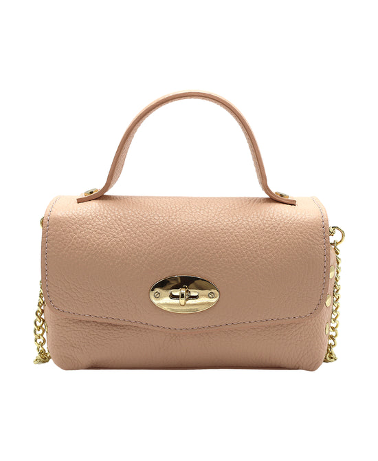 Small Leather Handbag w/ Studs view 