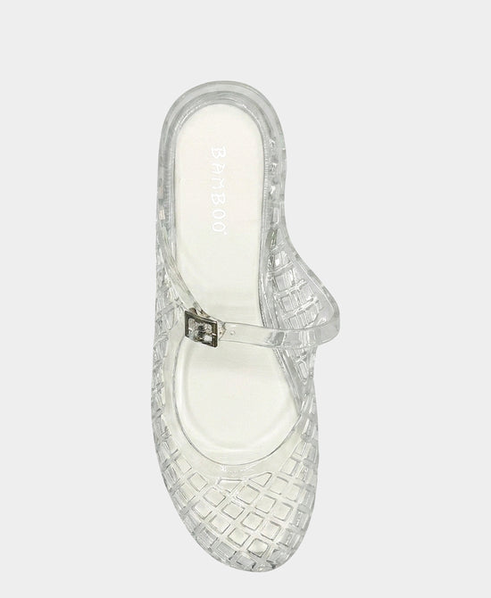 
Jelly Flat w/ Strap in CLEAR view 2