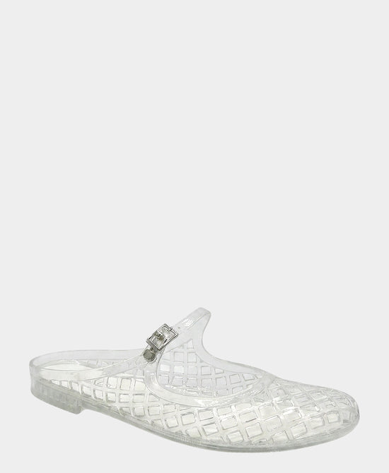 
Jelly Flat w/ Strap in CLEAR view 1