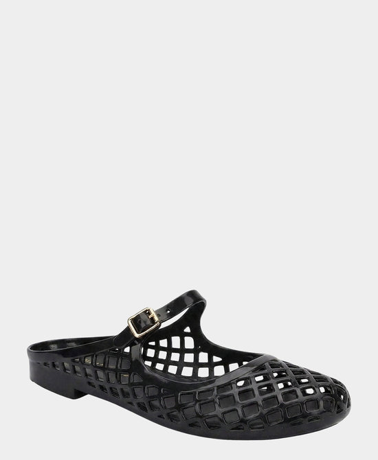 
Jelly Flat w/ Strap in BLACK view 1