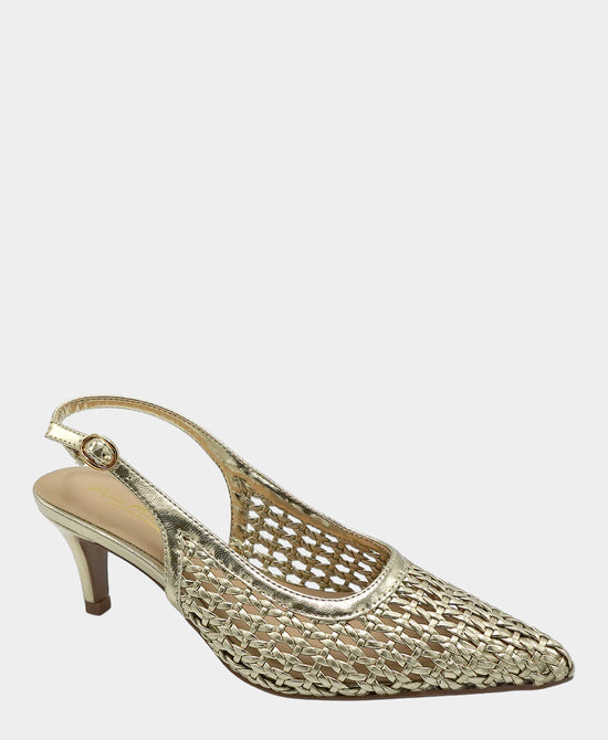 Woven Slingback Pump view 1