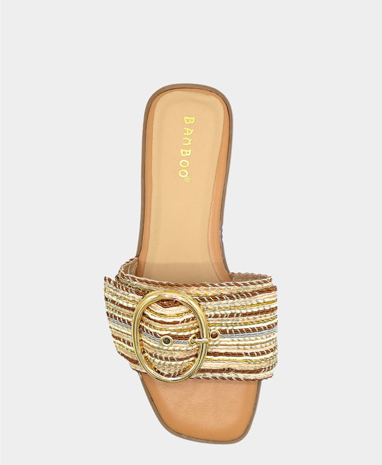 Metallic Buckle Sandal view 2