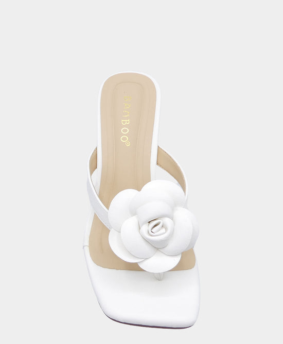 Flower Thong Heeled Sandal view 2