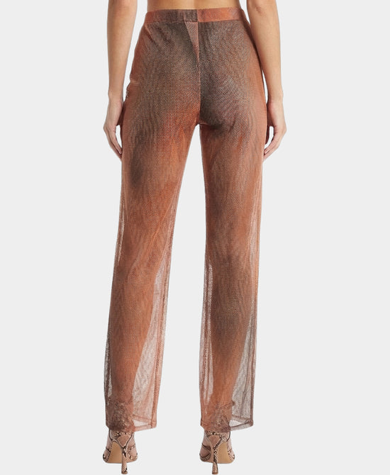 Sheer Metallic Pants/ Swim Cover Up view 2