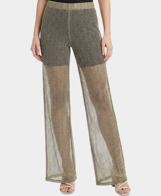 Sheer Metallic Pants/ Swim Cover Up view 1