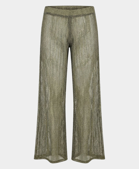 Sheer Metallic Pants/ Swim Cover Up view 1