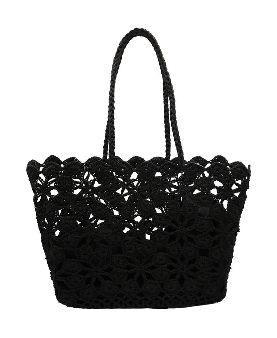 Crochet Tote Bag view 