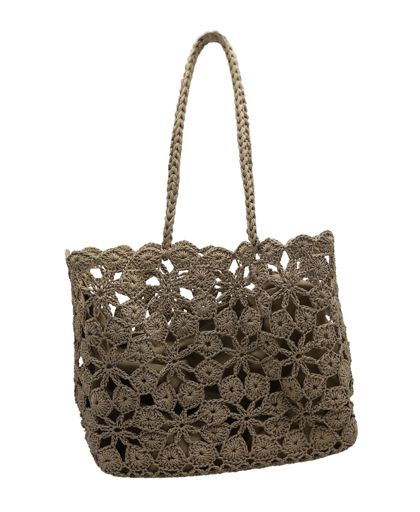 Crochet Tote Bag view 1