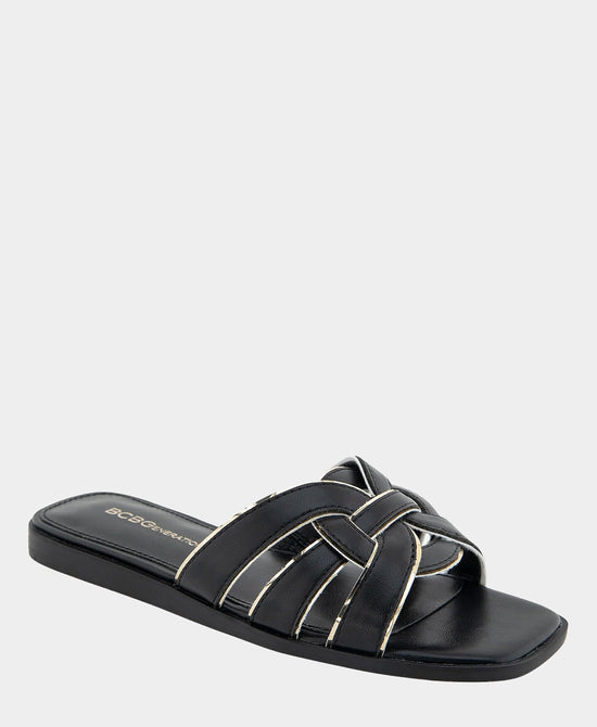 Faux Leather Sandal view 1