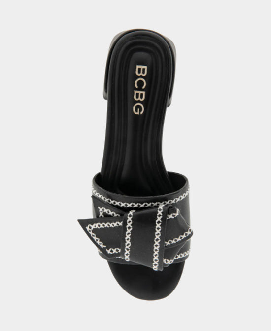 Knotted Sandal w/ Stitching Detail view 2