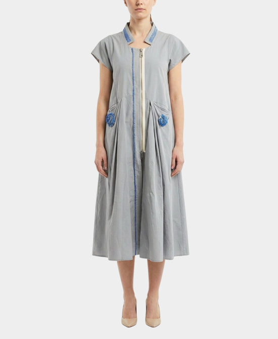 Midi Dress w/ Rosettes view 1