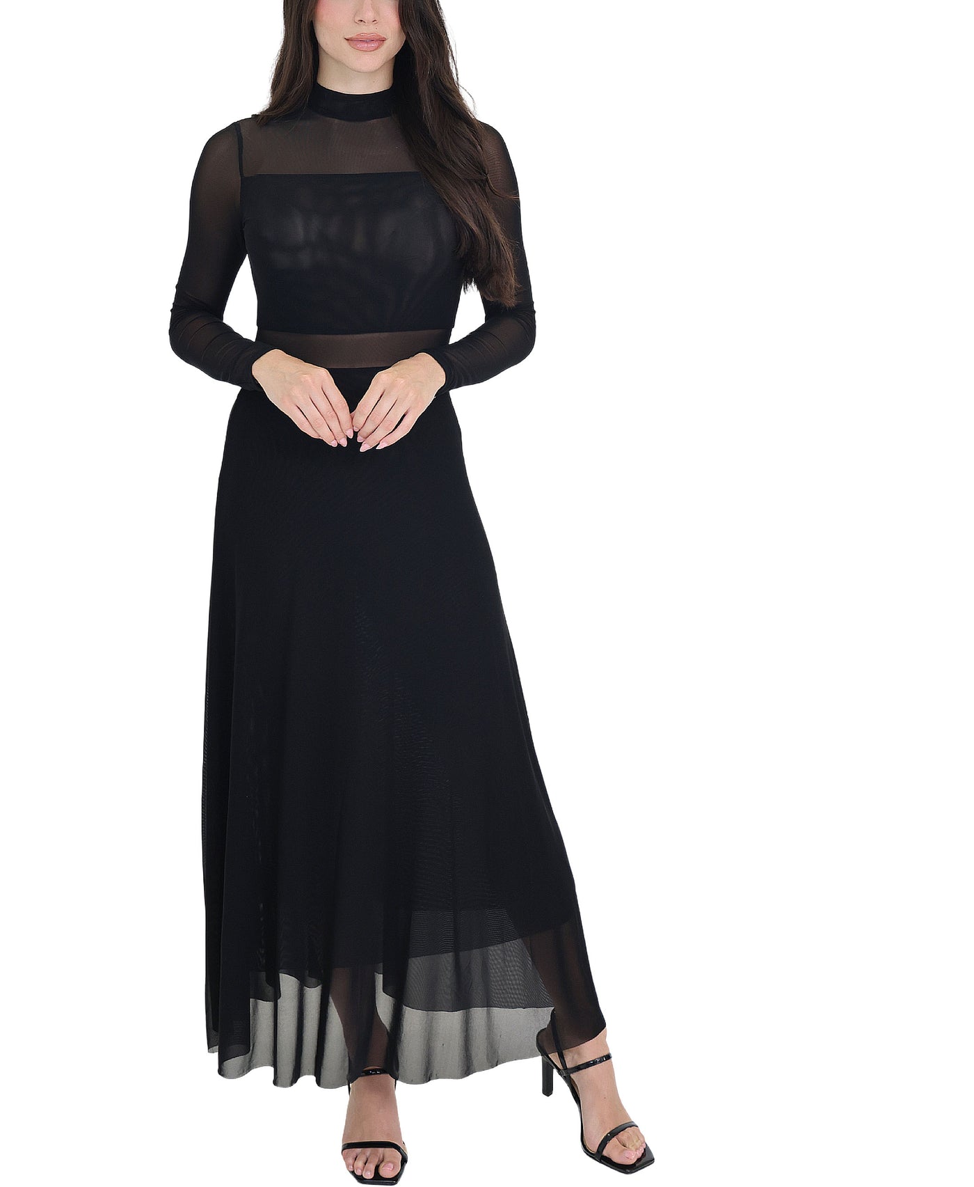 Mesh Maxi Dress view 1