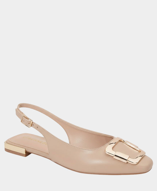 Flat Slingback w/ Metal Detail view 
