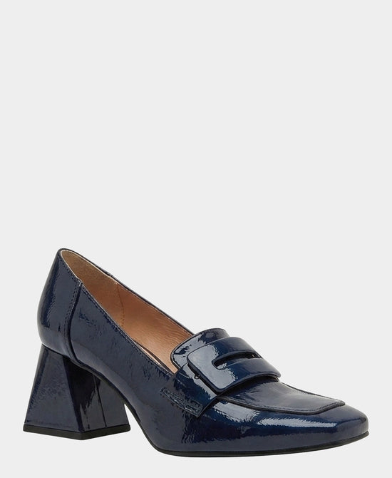
Patent Leather Buckle Pump in NAVY view 1