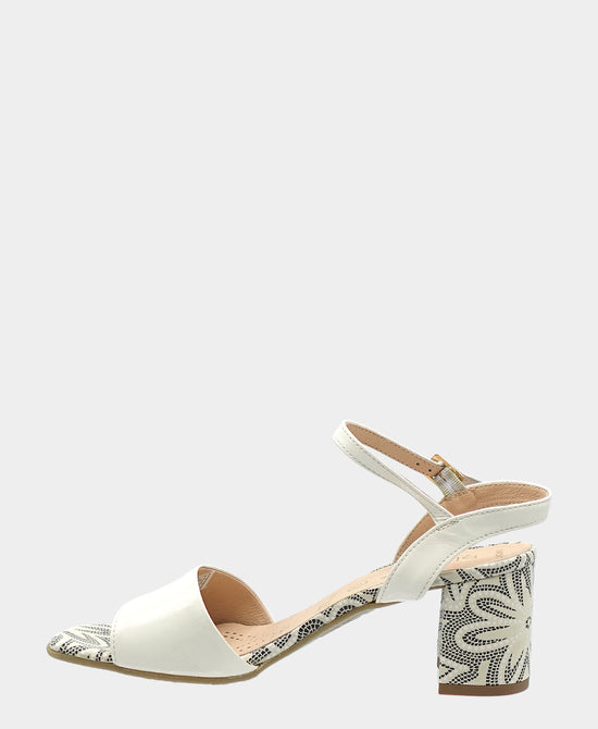 Patent Leather Printed Heeled Sandal view 2