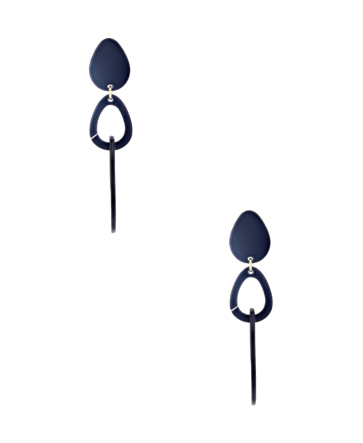 Resin Clip-On Drop Earrings image 2