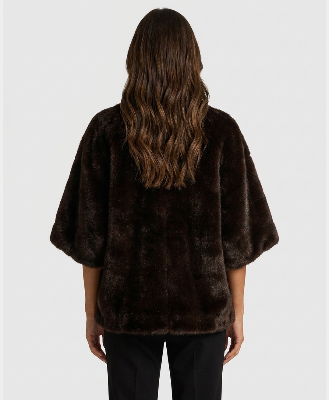 Reversible Faux Fur Cape – FOX'S - Online