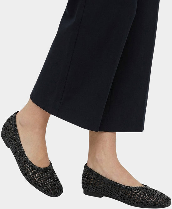 
Woven Ballet Flat in BLACK view 2